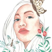 Mi Proyecto del curso: Retrato ilustrado en acuarela. Traditional illustration project by Yuri Campo - 05.09.2021