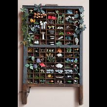 Forest Sampler (machine stitched paper, hand embroidery, beading). Un progetto di 3D, Belle arti, Ricamo, Cucito, Fiber Art e Papercraft di Michele Pollock - 11.05.2021