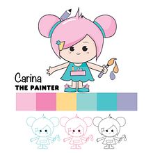 Carina Style Guide. Un proyecto de Ilustración tradicional de erkdeni - 11.05.2021