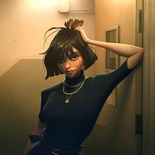 Taylor. Traditional illustration, 3D, 3D Modeling, and Character Design project by Fer Aguilera Reyes - 05.10.2021