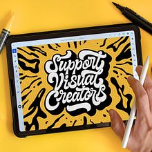 Lanzamiento Adobe Illustrator para iPad. Un proyecto de Diseño, Diseño gráfico, Lettering, Lettering digital, Tipografía, Dirección de arte, Diseño para Redes Sociales, Instagram y Caligrafía de Alejandro Solórzano - 14.10.2020