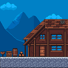 My project in Creation of Pixel Art Scenes for Video Games course. Un progetto di Pixel art di Gabriel Ferreira - 12.05.2021