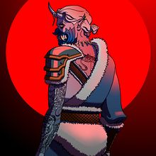 Character Design (Japanese Demon). Een project van Traditionele illustratie, Ontwerp van personages y Digitale illustratie van Jean Masis Granados - 30.08.2020
