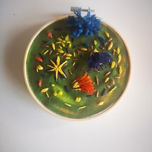 Mi Proyecto del curso: Técnicas básicas de bordado y acuarela. Een project van Schilderij van Taís Martínez Villarroel - 12.05.2021