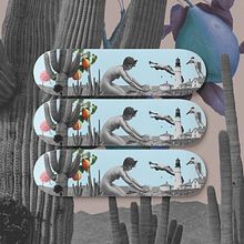 Skate Tabla I Skate Deck I Collage Collection I Colección Collage I. Design, Digital Illustration, Collage, Graphic Design, Traditional illustration, Art Direction, Product Design, and Vector Illustration project by Ion Benítez - 03.03.2021