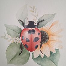 Mi Proyecto del curso: Dibujo y composición naturalista en acuarela. Un proyecto de Ilustración tradicional de Daniela Henríquez - 12.05.2021