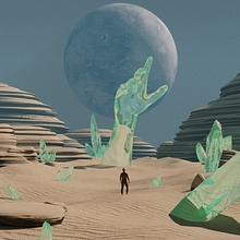 Lost Civilization. Traditional illustration, 3D Design, and Concept Art project by Ricardo Ramón - 04.24.2021