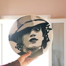 Mi Proyecto del curso:  Bordado con punch needle: pasa de la imagen al retrato. Projekt z dziedziny  Haft i Design użytkownika Lady Quintero - 10.05.2021