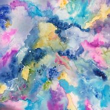 Meu projeto do curso: Técnicas modernas de aquarela. Un proyecto de Ilustración tradicional, Diseño, Artesanía y Bellas Artes de Eulália Santos - 12.05.2021