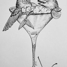 Mi Proyecto del curso: Ilustración surrealista con rotuladores. Projekt z dziedziny Trad, c i jna ilustracja użytkownika guiwi - 05.05.2021