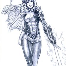 Mi Proyecto del curso: Ilustración para cómics: anatomía de un superhéroe. Projekt z dziedziny Trad, c, jna ilustracja, R, sunek ołówkiem,  R i sunek użytkownika Maximiliano Diaz - 30.04.2021