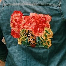 Mi Proyecto del curso: Introducción al punto de cruz contemporáneo. Un projet de Broderie de Karin Finkelstein - 28.04.2021