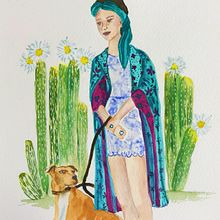 Mi Proyecto del curso: Ilustración y caracterización de personajes con acuarela. Een project van Traditionele illustratie van camillavaldesa - 09.05.2021