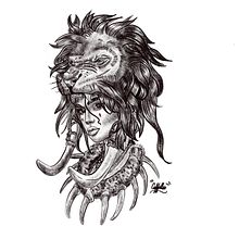 Mi Proyecto del curso: Diseño e ilustración digital de tatuajes con Procreate. Traditional illustration project by miguelcaffella - 05.13.2021