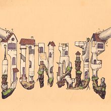 Casual word. T, pograph, and Traditional illustration project by Bernardo Tirelli - 03.15.2019