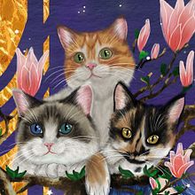 Mis tesoros mis Mascotas: Hachi, Minino, Gasper y Patsy. Un proyecto de Ilustración tradicional, Dibujo, Ilustración digital, Dibujo de Retrato, Dibujo digital y Pintura digital de Sandra Janette Bautista Condori - 10.05.2021