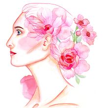 My project in Illustrated Portrait in Watercolor course. Traditional illustration, Fine Arts, Painting, Drawing, Watercolor Painting, Portrait Drawing, and Artistic Drawing project by Anastasia Shorokhova-Volkova - 05.13.2021