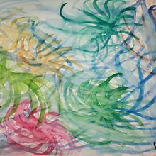 Abstract Watercolor Paintings. Watercolor Painting project by Viral Limbad - 05.12.2021