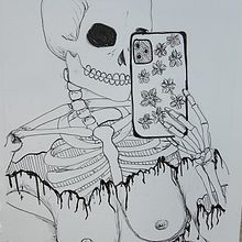 Sketchbook Skeletons  Ein Projekt aus dem Bereich Traditionelle Illustration von Hailey - 10.10.2020
