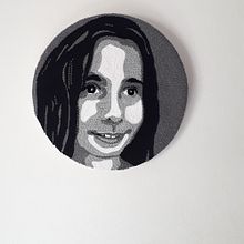 Mi Proyecto del curso:  Bordado con punch needle: pasa de la imagen al retrato. Embroider project by Verónica Andrea Busto - 05.11.2021