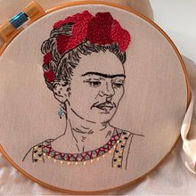My project in Creation of Embroidered Portraits course. Embroider project by Victoria D. - 04.01.2021