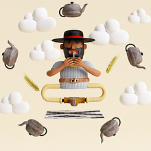 Mi Proyecto del curso: Diseño de personajes en Cinema 4D: del boceto a la impresión 3D. Ilustração tradicional, 3D, Animação 3D, e Design de personagens 3D projeto de Pingo Artz - 10.05.2021