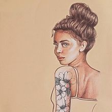 Mi Proyecto del curso: Ilustración con pastel y lápices de colores. Un projet de Illustration traditionnelle, Beaux Arts, Dessin au cra, on, Dessin, Dessin de portrait, Dessin réaliste , et Dessin artistique de caro.silva.h - 12.05.2021