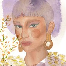 Mi Proyecto del curso: Retrato ilustrado en acuarela. Traditional illustration, Fine Arts, Painting, Drawing, Watercolor Painting, Portrait Drawing, and Artistic Drawing project by Sonia Nieto Nuñez - 05.09.2021