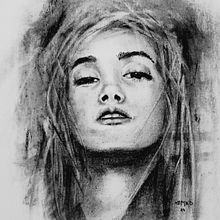 Mon projet du cours : Portrait artistique au fusain : créer des ambiances. Un proyecto de Ilustración tradicional, Bellas Artes, Dibujo, Dibujo de Retrato, Dibujo realista y Dibujo artístico de Nathalie Merida - 09.05.2021