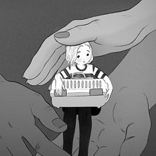 short story - pet loss. Comic, Stor, telling, Ink Illustration, and Digital Illustration project by Mai Egurza - 05.15.2021