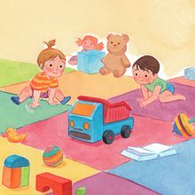 juego para niños. Traditional illustration project by Mai Egurza - 05.15.2021
