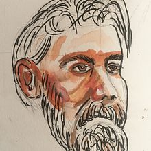 Mein Kursprojekt: Skizzenheft für Aquarellporträts. Un progetto di Pittura, Pittura ad acquerello, Disegno di ritratti e Sketchbook di aohle - 15.05.2021