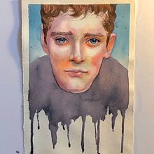 Mi Proyecto del curso:  Retratos expresivos en acuarela. Traditional illustration, Fine Arts, Painting, Watercolor Painting, and Portrait Drawing project by sabrinaflarson - 05.15.2021