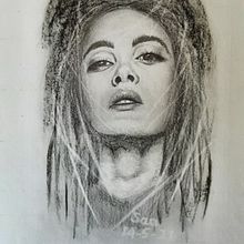 My project in Artistic Charcoal Portraiture: Creating Atmosphere course. Traditional illustration, Fine Arts, Drawing, Portrait Drawing, Realistic Drawing, and Artistic Drawing project by Thian Ming - 05.16.2021
