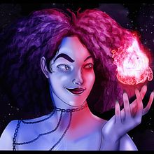 My project in Digital Fantasy Portraits with Photoshop course. Traditional illustration, Drawing, Digital Illustration, Portrait Drawing, Digital Drawing, and Digital Painting project by Tracy Emmanuel - 05.03.2021