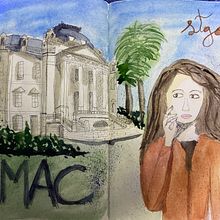 Mi Proyecto del curso: Sketching artístico en acuarela: atrévete a expresar tus ideas . Traditional illustration, Sketching, Creativit, Drawing, Watercolor Painting, and Sketchbook project by whitejade - 06.13.2021