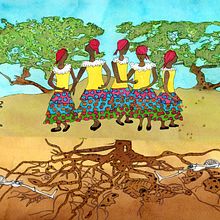 Entre o céu e a terra (2021). Un progetto di Illustrazione tradizionale e Pittura ad acquerello di Ana Carolina Diniz - 07.05.2021