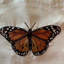 My project in Realistic Embroidery Techniques course. Traditional illustration, and Embroider project by lkstock - 05.12.2021