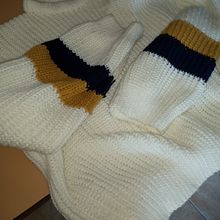 abrigo de dos colores . Design vestimentar, Arte din fibre, DIY și Croșetat de Rosana Corgnali - 05.15.2021