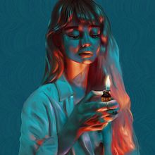 My project in Digital Fantasy Portraits with Photoshop course. Projekt z dziedziny Trad, c, jna ilustracja,  R, sunek, Ilustracja c, frowa, Portret, R, sunek c, frow, Malarstwo c i frowe użytkownika Hazel San Jose - 08.05.2021