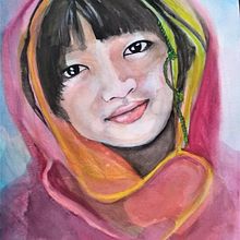 Mi Proyecto del curso: Retrato artístico en acuarela. Un proyecto de Pintura, Pintura a la acuarela y Dibujo de Retrato de LUIS ALONSO MARTINEZ HERNANDEZ - 17.05.2021
