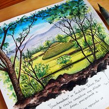 Mi Proyecto del curso: Cuaderno de viaje en acuarela. Traditional illustration, Watercolor Painting, Architectural Illustration, and Sketchbook project by beatrizaquino09 - 05.18.2021