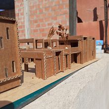 Perspectiva Boceto_ Complejo Parroquial. Un progetto di Architettura di Edgar Saúl Huanacuni Ventura - 18.05.2021