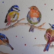 Il mio progetto del corso: Acquerello artistico per illustrazione di animali: gli uccelli. Traditional illustration, Realistic Drawing, Naturalistic Illustration, and Watercolor Painting project by Milena Carli - 03.03.2020