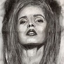 Mi Proyecto del curso: Retrato artístico al carboncillo: creando atmósferas. Un progetto di Illustrazione tradizionale, Belle arti, Disegno, Disegno di ritratti, Disegno realistico e Disegno artistico di Laura Manchado Garabito - 18.05.2021