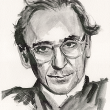Franco Battiato. Ilustração tradicional, Desenho de retrato, e Desenho a lápis projeto de Begoña Blázquez Parro - 18.05.2021