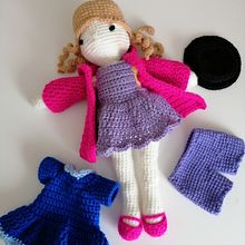 Mi Proyecto del curso: Amigurumi: diseño de ropa, pelo y complementos Ein Projekt aus dem Bereich H, werk, Spielzeugdesign, Weben und Crochet von Claudia Soto - 18.05.2021