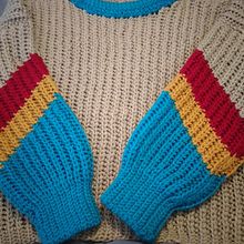 Mi Proyecto del curso: Crochet: crea prendas con una sola aguja . Desain Busana, Seni Serat, DIY, Dan Merenda proyek oleh María Soto - 05.15.2021