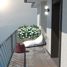 Projetc terace. Interior Design, 3D Modeling, and 3D project by Michele Battistoni - 04.03.2021