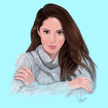 Mi Proyecto del curso: Técnicas digitales de retrato ilustrado. Traditional illustration, Digital Illustration, and Digital Painting project by karenleal - 05.15.2021